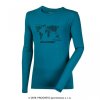 Triko dlouhé pánské Progress VANDAL "SVĚT", petrolejové