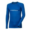 Triko dlouhé pánské Progress NDR PRINT, modro bílé