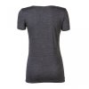 Triko krátké dámské Progress ORIGINAL MERINO, šedý melír