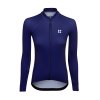 Dámský cyklistický dres PASSION Z3 | Dres dlouhý rukáv TEMPS | indigo purple