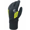 Chiba ICE s Primaloftovou výplní, černo-reflexní žluté Velmi silně hřejivé zimní rukavice