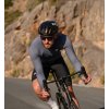 Pánský cyklistický dres PASSION Z4 | Dres dlouhý rukáv TEMPS | Steel Grey