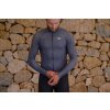 Pánský cyklistický dres PASSION Z4 | Dres dlouhý rukáv TEMPS | Steel Grey