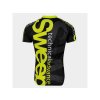 Cyklistický dres Sweep CLASIC D021 black/yellow fluo