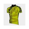 Cyklistický dres Sweep CLASIC D021 yellow fluo