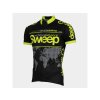 CYKLISTICKÝ DRES SWEEP CLASIC D010 black/yellow fluo