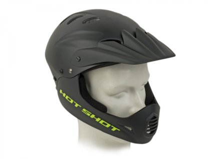 AUTHOR Přilba Hot Shot HST X9 (Velikost 56-58cm, Barva 191 žlutá-neonová/černá)