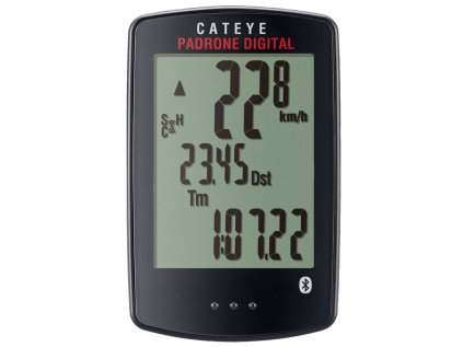 CATEYE Cyklopočítač CAT Padrone Digital (PA400B) (Barva černá)