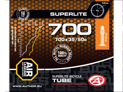 AUTHOR Duše AT-CROSS-700C Wide SuperLite FV40 (Velikost 700x35/50C, Barva černá)