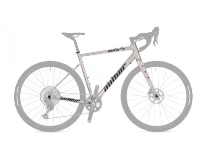 AUTHOR Rám+vidlice Aura XR7 2025 (Velikost 50, Barva titan-matná/černá)