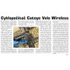 CATEYE Cyklopočítač CAT Velo Wireless (VT230W) (Barva černá)