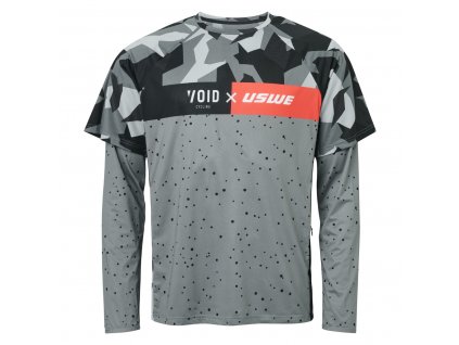 Dres USWE VOID Co-Lab MTB Jersey LS (Velikost L)