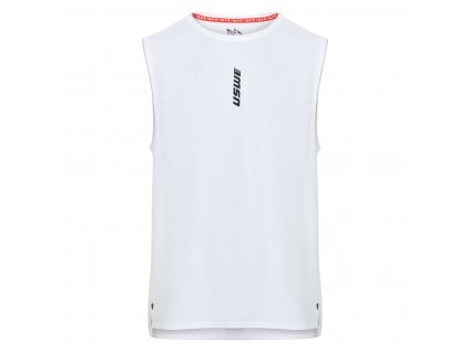 Běžecké tílko USWE Puls Trail Running Tank Men - White (Velikost XL)