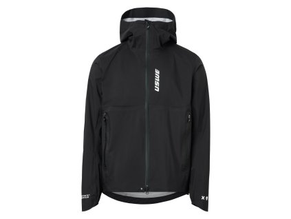 Cyklistická bunda USWE Waterproof Jacket - Black (Velikost XL)