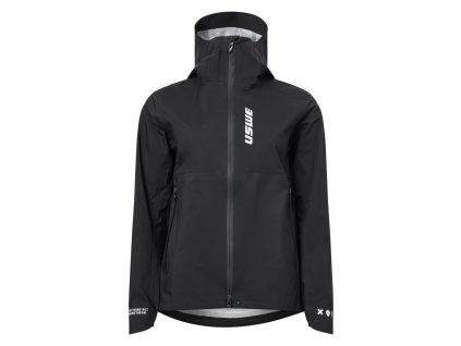 Dámská cyklistická bunda USWE Waterproof Jacket - Black