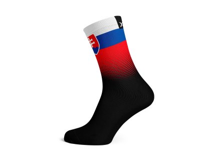 Cyklistické ponožky SOX Slovakia Flag Socks (Velikost S)