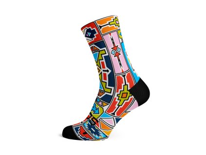 Cyklistické ponožky SOX Ndebele Socks (Velikost M)
