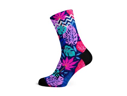 Cyklistické ponožky SOX Tropical Nights Socks (Velikost M)
