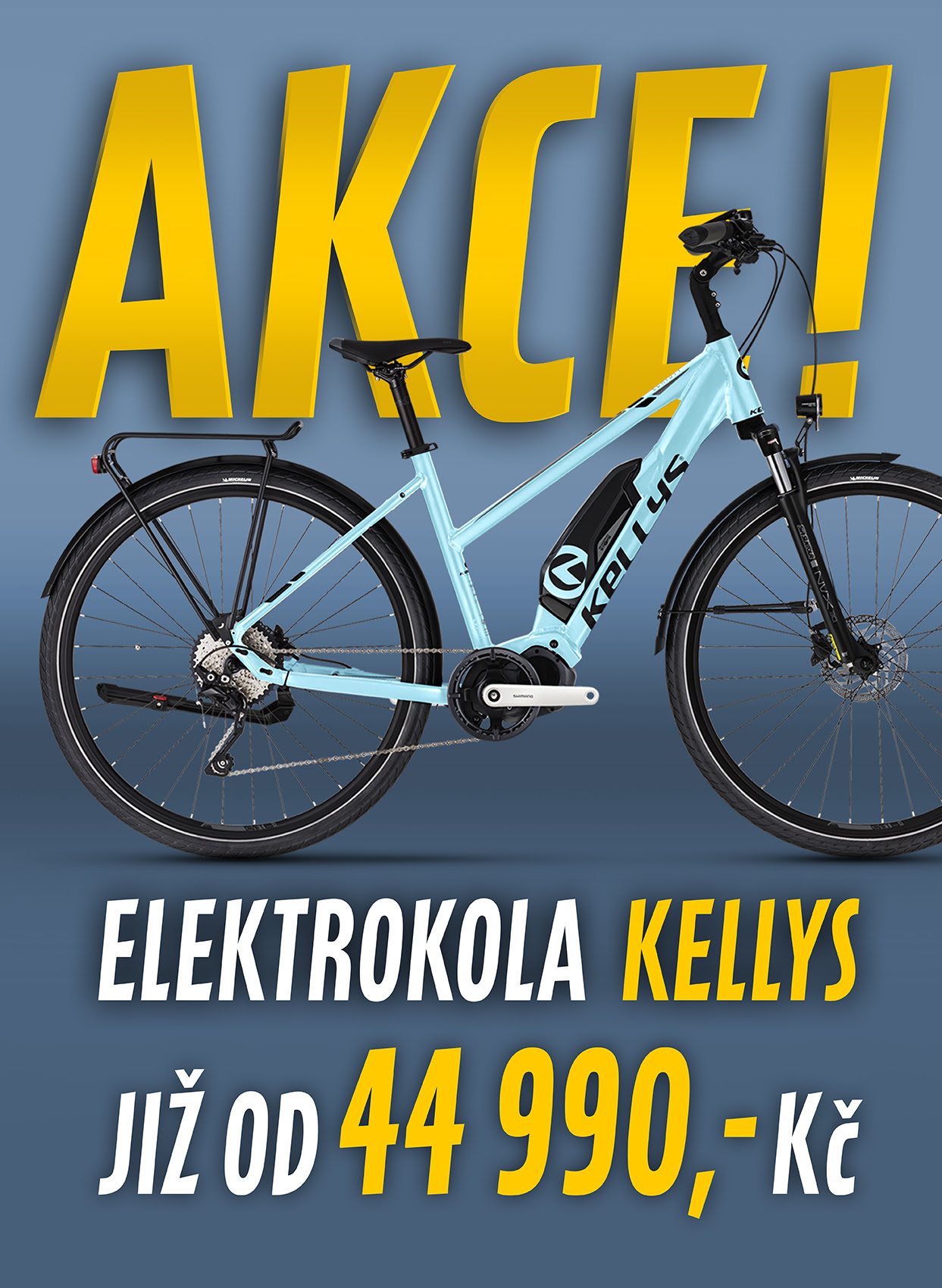 ELEKTROKOLA KELLYS JIŽ OD 44 990,-Kč