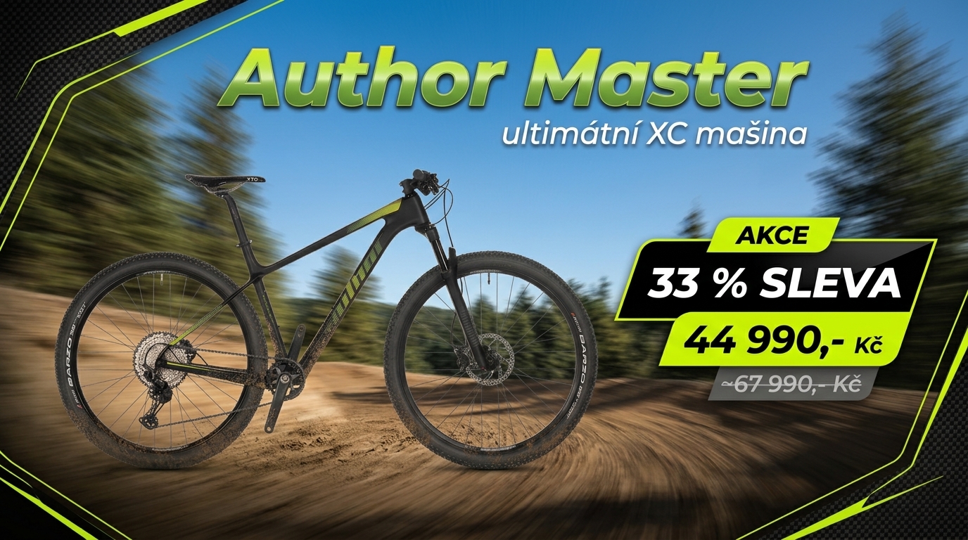 AUTHOR MASTER - Ultimátní XC mašina jen za 44990,-Kč!