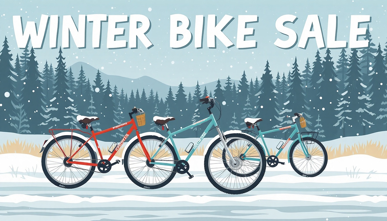 Zimní výprodej jízdních kol