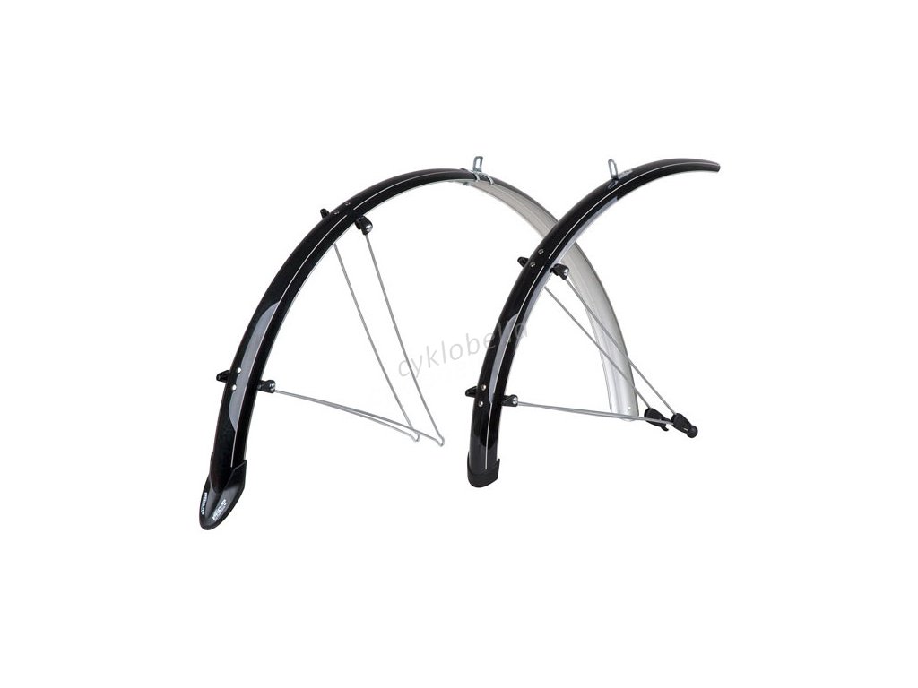 Sada blatníků PRO-T MTB 29" plast se zástěrkou černá uchycení OR-Type