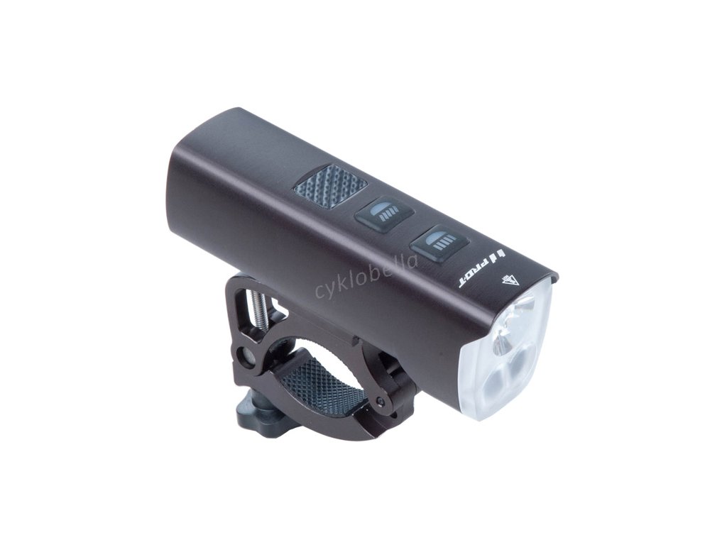 Světlo přední PRO-T Plus 1500 Lumen 1 Super LED dioda nabíjecí přes USB -Type C 1400
