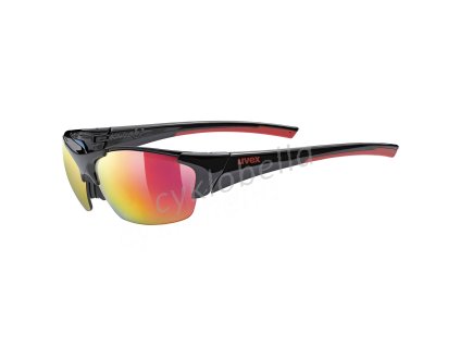 UVEX BRÝLE BLAZE III BLACK RED / MIR.RED (S5320462316) Množ. Uni
