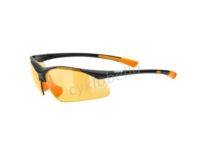 18 UVEX BRÝLE SPORTSTYLE 223, BLACK ORANGE (2212)