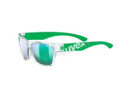 18 UVEX BRÝLE SPORTSTYLE 508 CLEAR GREEN/GREEN MIRROR (9716)