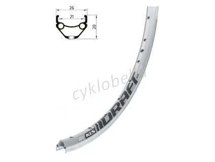 47110 44499 DRAFT 26 SILVER BRUSHED