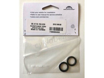 ROCKSHOX REARMTHWARE 20MM SPACER 2PC SET Množ. Uni