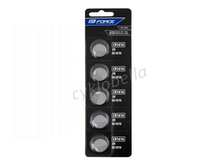 baterie FORCE mincové CR1616 / 3V