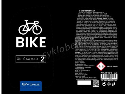 čistič FORCE PRO rozprašovač 750 ml - žlutý EXTRA