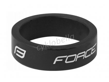 podložka FORCE 1 1/8" AHEAD 10 mm Al, černá