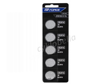 baterie FORCE mincové CR2016 / 3V