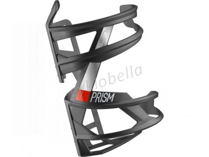 ELITE košík PRISM RIGHT Carbon 22' černý matný/červený