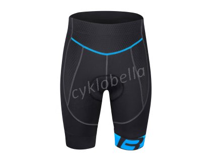 kraťasy FORCE B30 do pasu s vložkou, črn-modré XL