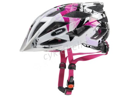 18 UVEX HELMA AIR WING, WHITE-PINK