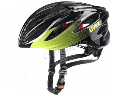 UVEX HELMA BOSS RACE BLACK - LIME (S4102292000) 52-56