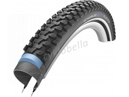 SCHWALBE plášť MARATHON PLUS MTB, 57-584, 27.5 x 2.25, SmartGuard, Dual, 1.270 g, černá-reflexní