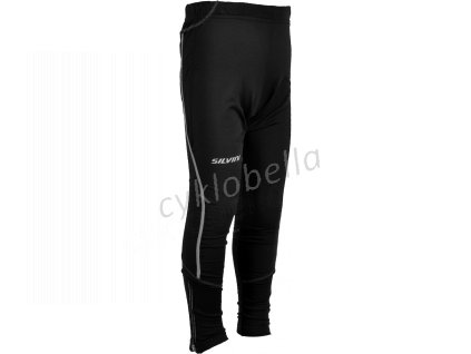 SILVINI - dětské elastické kalhoty Anza black (Velikost 134-140)