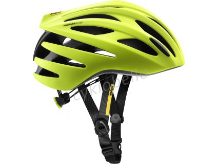 18 MAVIC AKSIUM ELITE HELMA SAFETY YELLOW/BLACK 401487 L