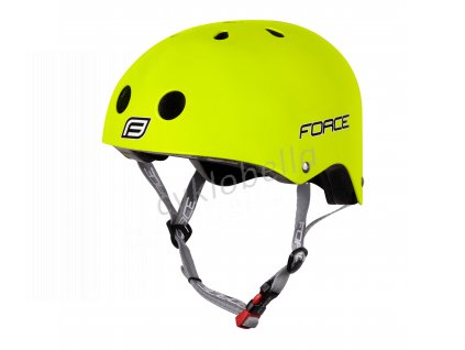 přilba FORCE BMX, fluo lesklá L - XL