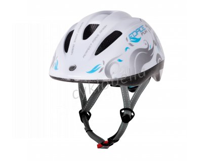 prilba force fun flowers detska bilo sedo modra m img 9022460 hlavni fd 3