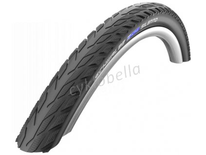 SCHWALBE plášť SILENTO, 47-559, 26 x 1.75, K-Guard, SBC, 625 g, černá-reflexní