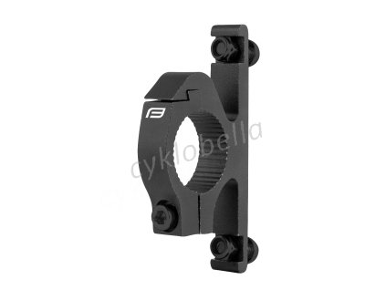 držák košíku na řídítka Ă� 25.4 mm, Al, černý