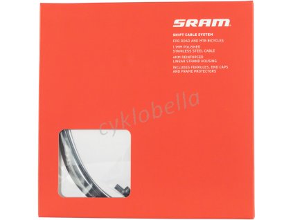 SRAM SHIFT CABLE KIT SS 4MM BLK V2 Množ. Uni
