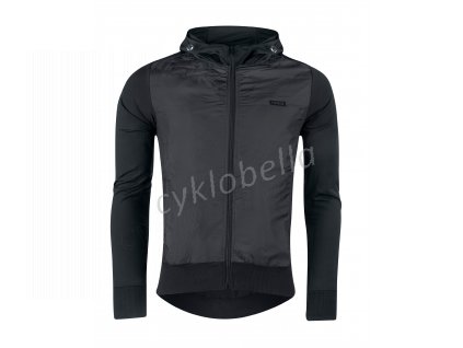 mikina/bunda FORCE ELEGANT celorozepínací,černáXXL