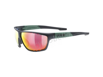 UVEX BRÝLE SPORTSTYLE 706 BLACK MOS. M/MIR.RED (S5320062716) Množ. Uni